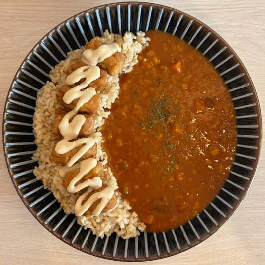 【食品添加物不使用】手作りヴィーガンからあげ｜えんどう豆とそら豆のフェイクミート使用